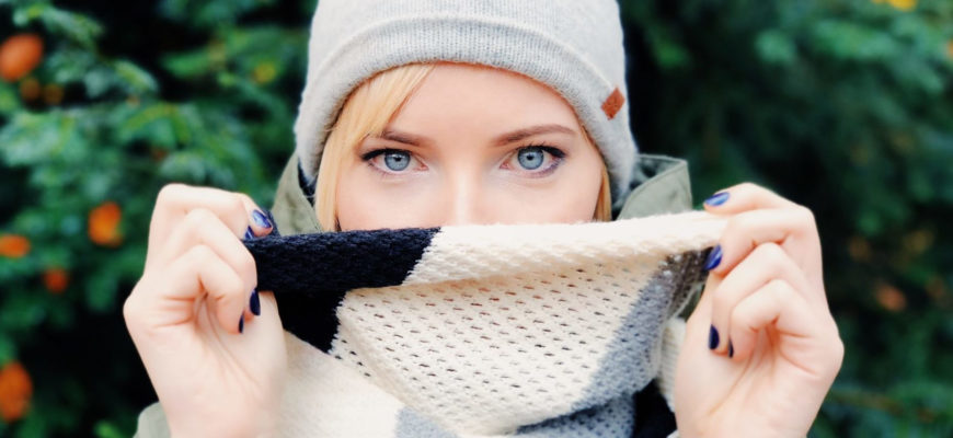 Советы по подбору шарфов и шапок к различным типам внешности Советы по подбору шарфов и шапок к различным типам внешности