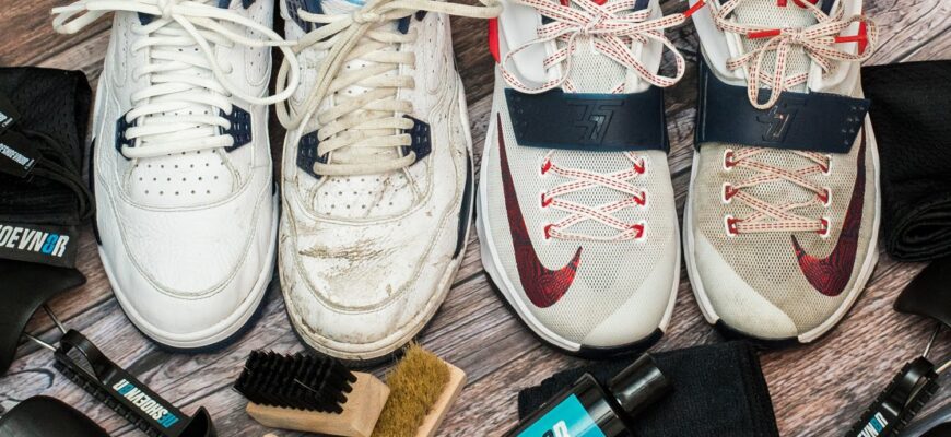 Чистка сникерсов в Санкт-Петербурге: как вернуть своей обуви первозданный вид