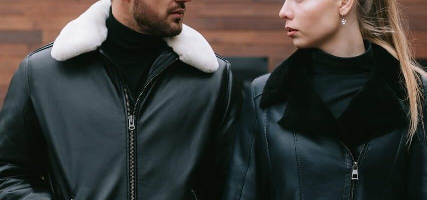 Зимняя кожаная куртка